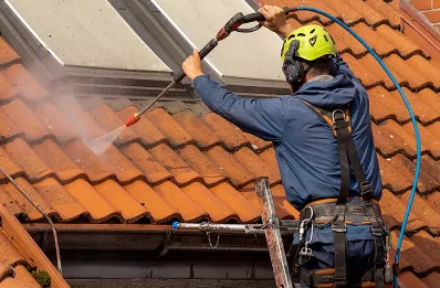 Démoussage et hydrofuge de toiture à Gimeaux